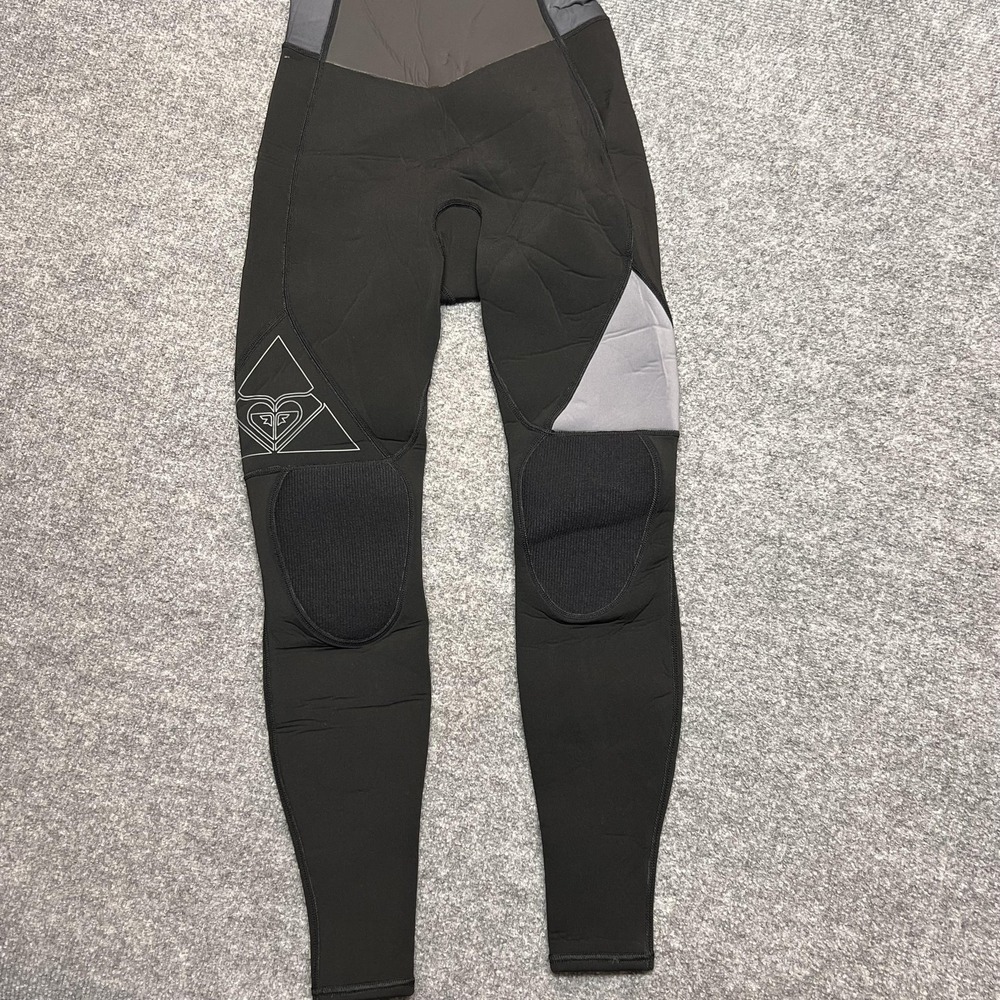 Roxy Syncro Full Wetsuit Womens 2 Gray Black Long Sleeve Surf Neoprene Suit - Picture 7 of 16